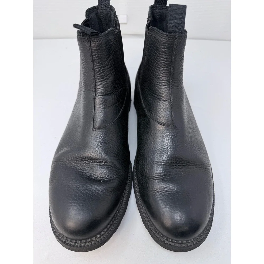 Sorel Madson Chelsea Waterproof Boots Mens 10.5 Black Leather NM3474-010